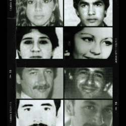 Rostros de las personas asesinadas en la Operación Albania